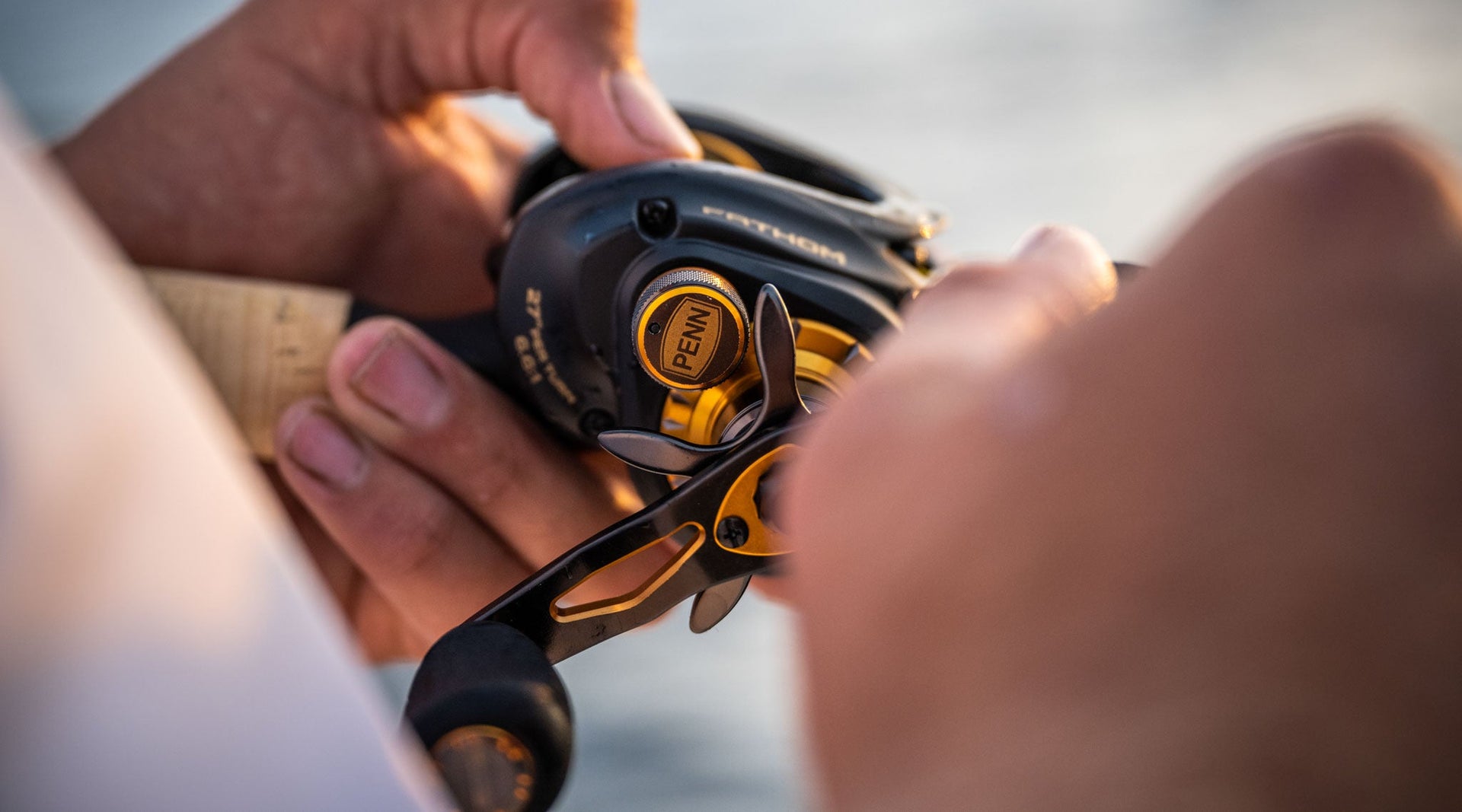 Man holding Fathom Low Pro